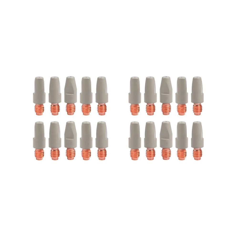 20Pcs 36Kd Welding Contact Tips Coating Protect M8 Gas Nozzle Tip 1.0Mm Mig Welding Torche Welding Tool Parts 4712997467259