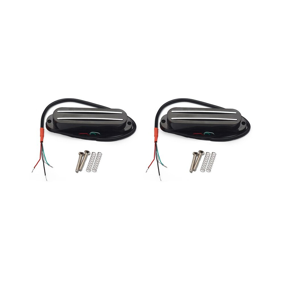 2X Humbuckers Single Coil Pickups Humbuckers For Single Size Pickups Electric Guitar Black 4713565623930