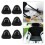 12PCS D-Ring Patch for Inflatable Boat Kayak Dinghy , D-Ring PVC Patch Stand- Paddleboard Canoe Rafting Black 3