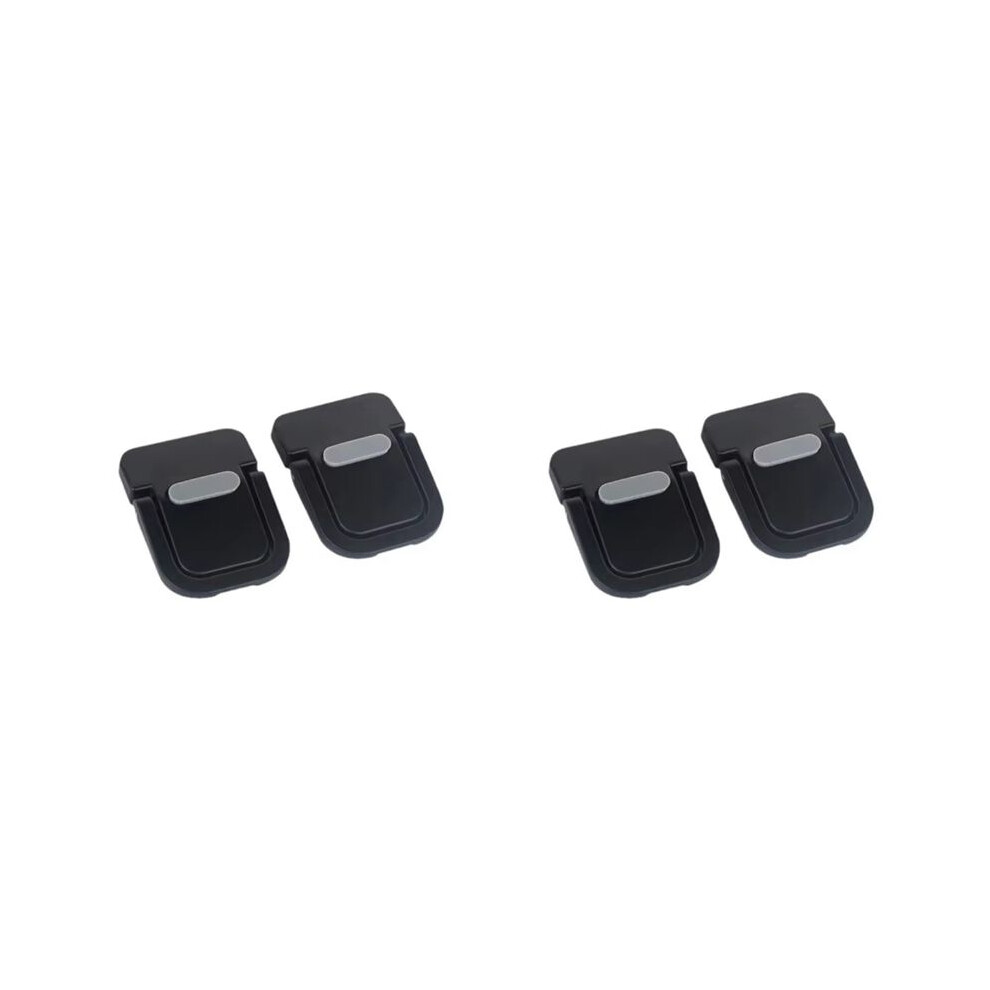 4Pcs Portable Laptop Stand Foldable Bracket Invisible Laptop Riser Stand Foot Pad For Laptop Notebook Holder Legs Black 6032033413902