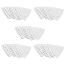 Flanger 50pcs Triangle-Guitar Picks 1.0 0.75 0.5 mm Thickness in PC + ABS Material Antislip Style Picks White