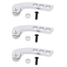 3X Metal 4-Hole Transmitter Neck Strap Balancer Adjuster for Futaba Radiolink Frsky X9D RC Remote Control, Vertical