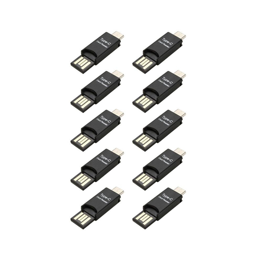 10X Usb 3.1 Type C Usb-C To Micro- Tf Card Reader Adapter For Pc Cellphone 4713617470833