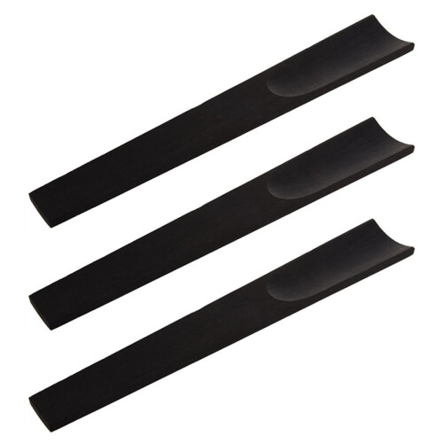 3X 4/4 Size Violin Fingerboard Ebony Fingerboard Black