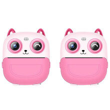 2X Kid Camera Printer Portable Thermal Instant Print Photo Kids Digital Camera 2.4inch HD Dual Cameras Video Toy
