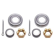 2X Propeller Spacer Kit 66T-W4599 for Outboard Motor F30-F60 4T/2T Hidea Parsun 90171-16011 Castle Nut