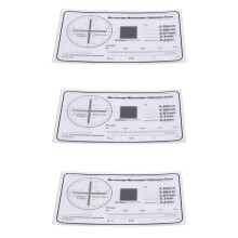 3X Microscope Correction Ruler Optical Sheet Precision Instrument Detection Film Calibration Plate,B