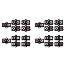 20pcs PCB Mount 2 Position Stereo Audio Video Jack RCA Female Connector