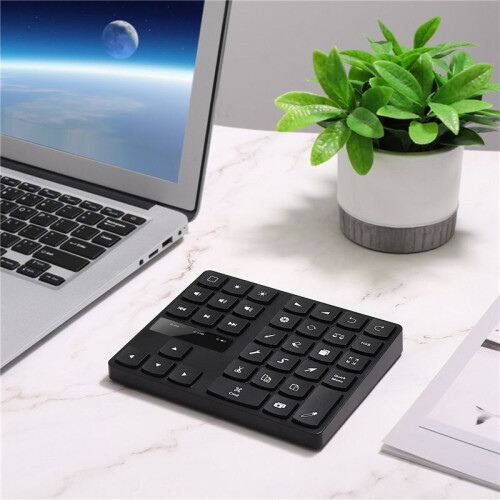 2X  Drawing Keypad , 35 Keys Rechargeable Wireless Keyboard for Procreate, and Drawing Shortcuts Graphic 1