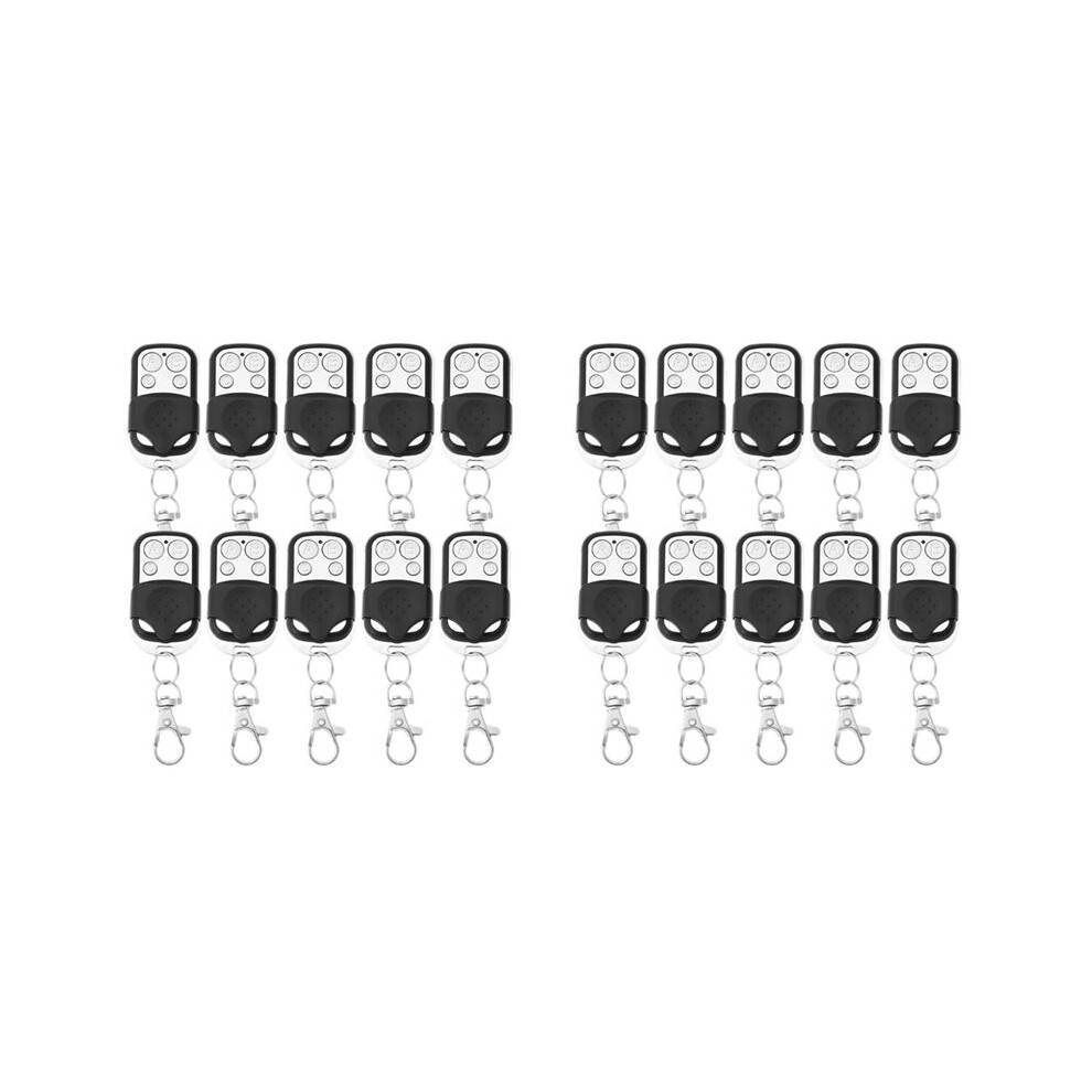 20 Pcs Garage Door Remote Control 433Mhz For Car Garage Door Gate Cloning Remote Control Key 6033792613381