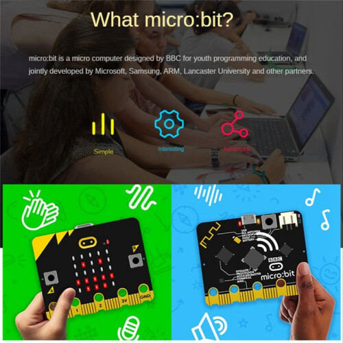 5X Bbc Microbit V2.0 Motherboard an Introduction to Graphical Programming in Python for Primary and Secondary Schools 1