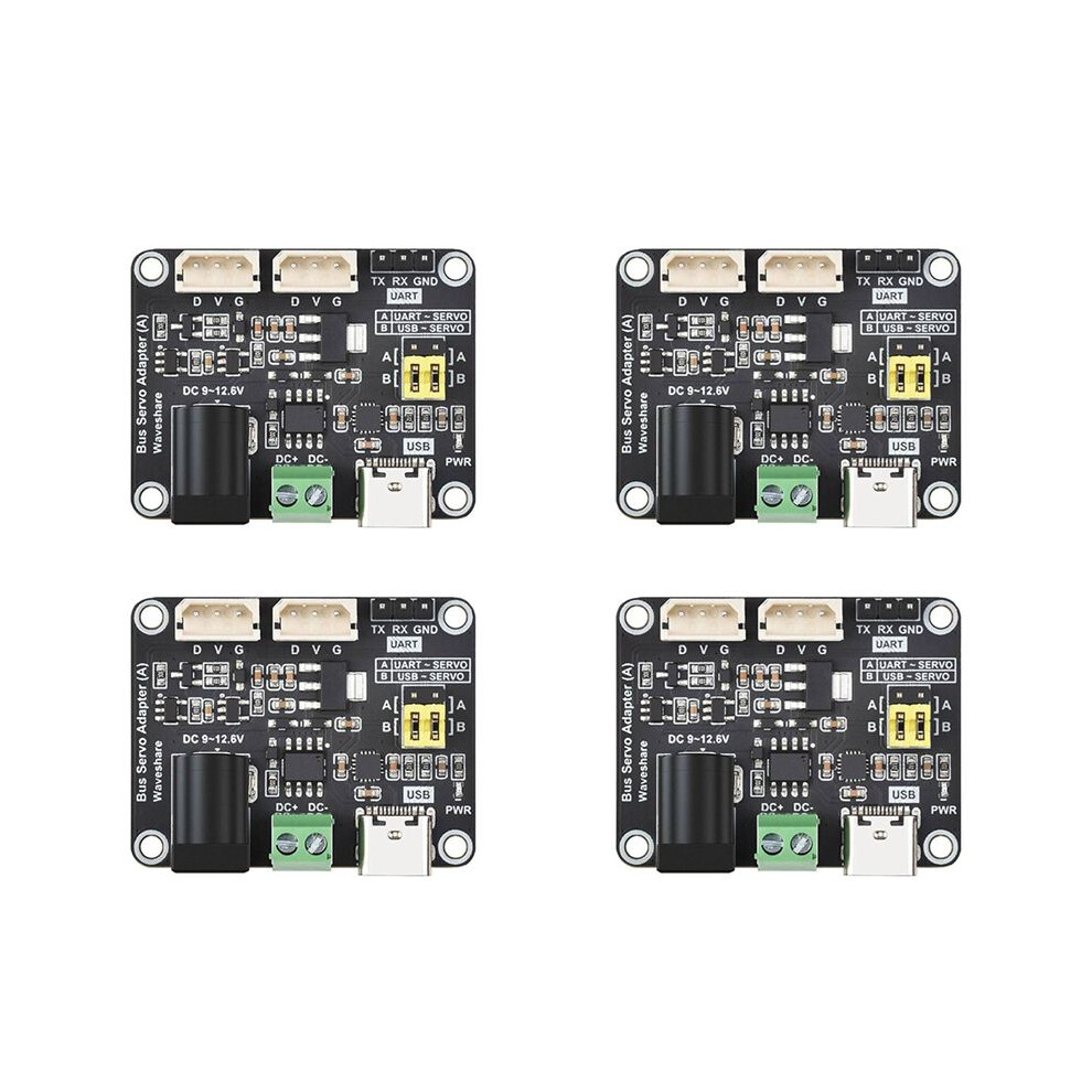 4X Serial Bus Servo Adapter Integrated Power Supply Control Circuit Driver Board For Stsc Series Serial Bus Servos 4713183400074