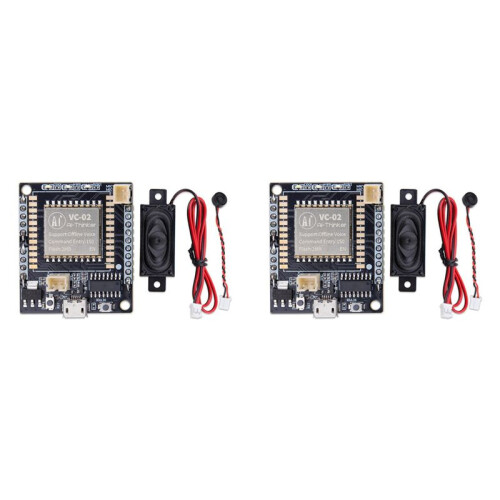 2X AI Voice Recognition Module Kit Intelligent Offline Sound Control Development Board with 2MB Flash for  Home