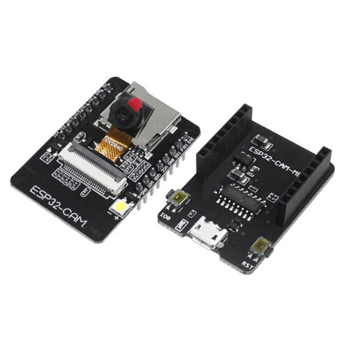 2X Placa de Desarrollo ESP32-CAM Módulo WiFi+Cámara OV2640+Base ESP32 WIFI  IoT Placa Base CPU de 32 Bits de Doble Núcleo 2