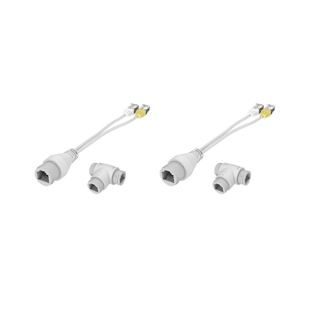 2X 2-In-1 POE Camera Simplified Cable Connector Splitter Cable Connector Three-Way RJ45  POE Camera Install Adapter-image-OPC-PPWJ7GV-NEW