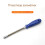 2X 7mm Flexible Hex Screwdriver 90 Degree Bendable Nutdriver Hex Socket Hose Clamp Screw Driver Hand Tools for Car 3