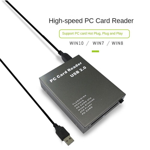 3X USB2.0 PCMCIA Card Reader ATA Card Reader PC Card Reader USB 2.0 to PC ATA PCMCIA Adapter Flash Disk Memory Card 1