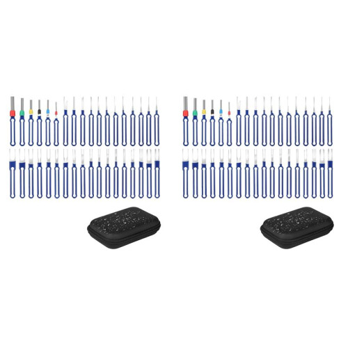 72PC Terminal Removal Tool Kit Pin Extractor Tool, Terminal Ejector Kit, Electrical Wire Connector Pin Removal Tool Kit