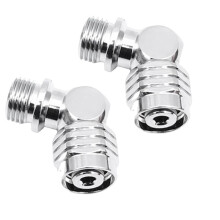 2X 110-Grad-Schwenkschlauchadapter für Tauchregler-Anschluss der 2. Stufe, TauchzubehöR