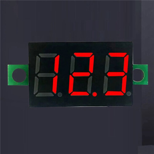 20pcs 2 Wires  Digital Voltmeter  2.5V-40V Digital Voltage Tester LED Display Panel Voltmeter 2