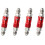4X An3 Motorcycle Brake  Hose Fluid Quick Release Connect Fitting Adapter Kit 1