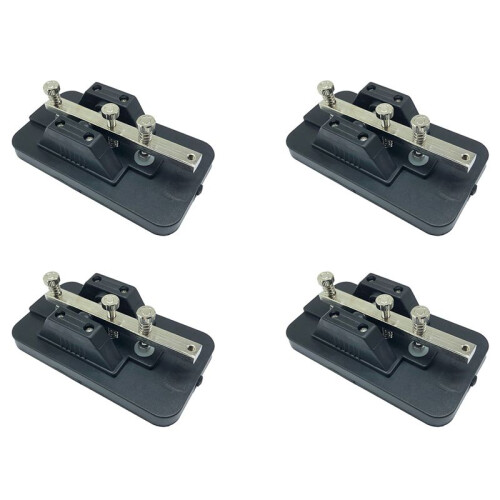 4X Morse Code Handboek CW Keys Teaching Telegraph Practitioner met Buzzer Shortwave Radio Accessoires