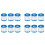12Pcs Pool Filter Cartridges 89x79x45Mm Replacement Swimming Pool Filter for Pool Filter Pump Cleaner 1