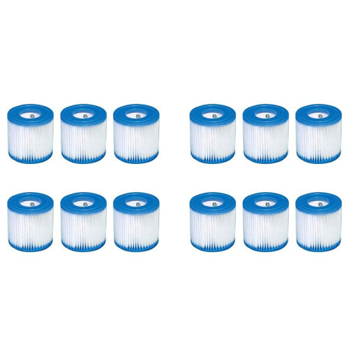 12Pcs Pool Filter Cartridges 89x79x45Mm Replacement Swimming Pool Filter for Pool Filter Pump Cleaner