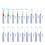 72PC Terminal Removal Tool Kit Pin Extractor Tool, Terminal Ejector Kit, Electrical Wire Connector Pin Removal Tool Kit 7