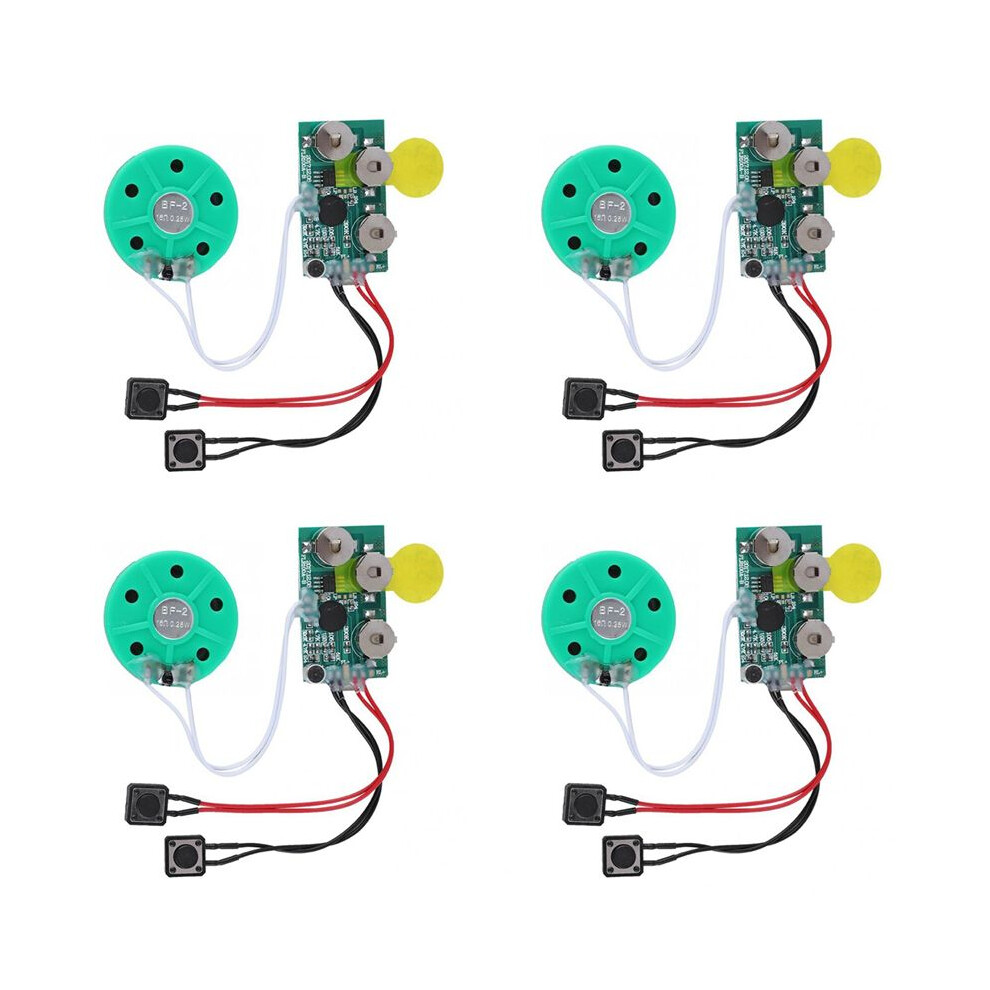 4X Diy Voice Module Card 4 Minutes Recording Playback Voice Sound Chip Voice Greeting Card 6031632593305