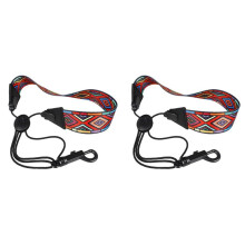 2X Saxophone Neck Strap with Snap Hook Sax Harness for Alto / Tenor / Soprano Sax Red