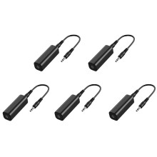 5X Speaker  3.5mm Aux Audio Noise Filter Ground Loop Noise Isolator Eliminate for Car Stereo Audio System