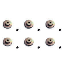 6X 27T Steel Motor Gear Upgrade Parts for 144001 124019 124018 A959-B A959B A969B RC Car Spare Accessories