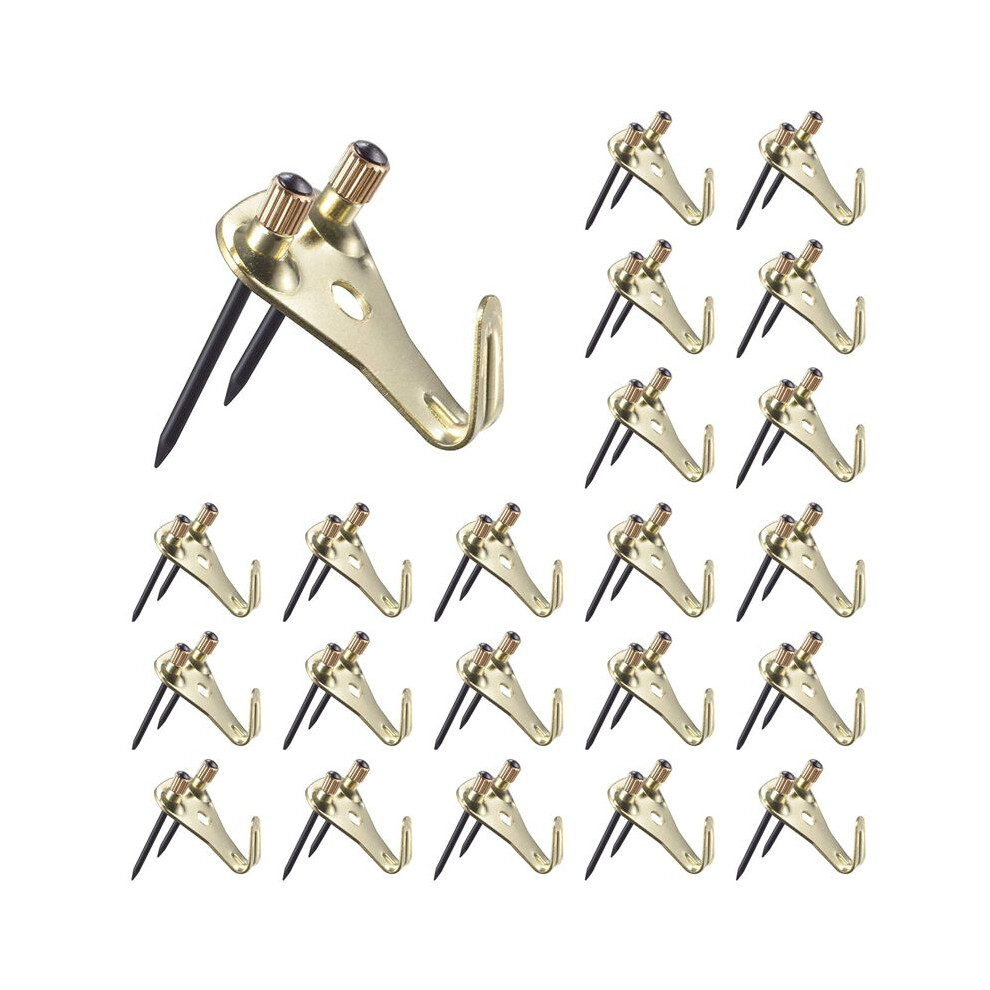80 Pack 50 Lbs Picture Frame Hangers Hooks With Nails, Heavy Duty Plaster Wall Pro Photo/Heavy Mirror Hanging Kit 4713045438795