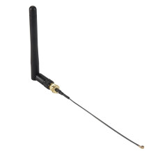 3X Antena 900-1800MHZ 3Dbi GSM RP-SMA Plugue de Borracha À Prova D'Água Antena Lorawan + IPX para SMA Pequeno Cabo de Extensão