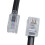 5pcs 9.3 Inch Black RJ9 Telephone Phone Modem Coil  Cord Cable 4