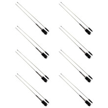 8X Details der Neuen Silbernen UHF 400-470 MHz 200 W 5,5 DB SL-16 PL-259 Mobile Autoradio Antenne