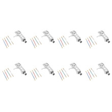 8X Universal LP Disc Record Player Phono Turntable Headshell 4-Pin Aluminum Alloy with OFC Leadwires