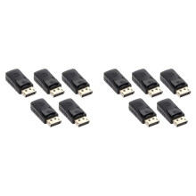 10 Pezzi 4K  Dummy Plug DP Adattatore Display Virtuale Scheda Video Grafica Cheater EDID Emulatore Fantasma Senza Testa
