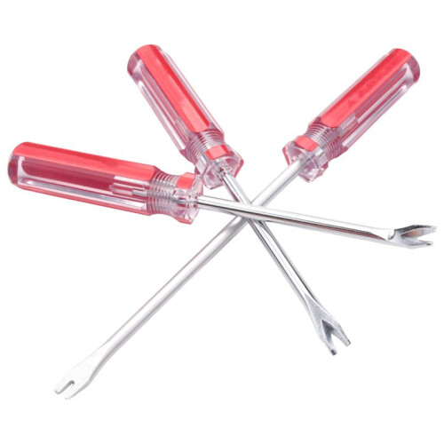 6Pcs Nail Pullers Tack Lifter 3mm V/U Tip Nail Staple Rivet Tack Puller Upholstery Staple Remover Screwdriver Tool 2