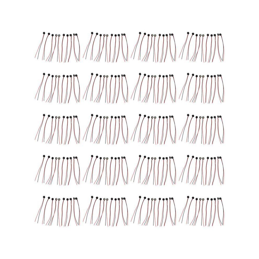 200pcs Electret Condenser MIC 4mm X 2mm for PC Phone MP3 MP4-image-OPC-PPXJPWK-NEW