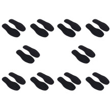 10 Pair DIY Stick  Full Soles Heel  Shoe Repair Anti-Slip Grip-Rubber Pads - 29X11.5X0.2Cm