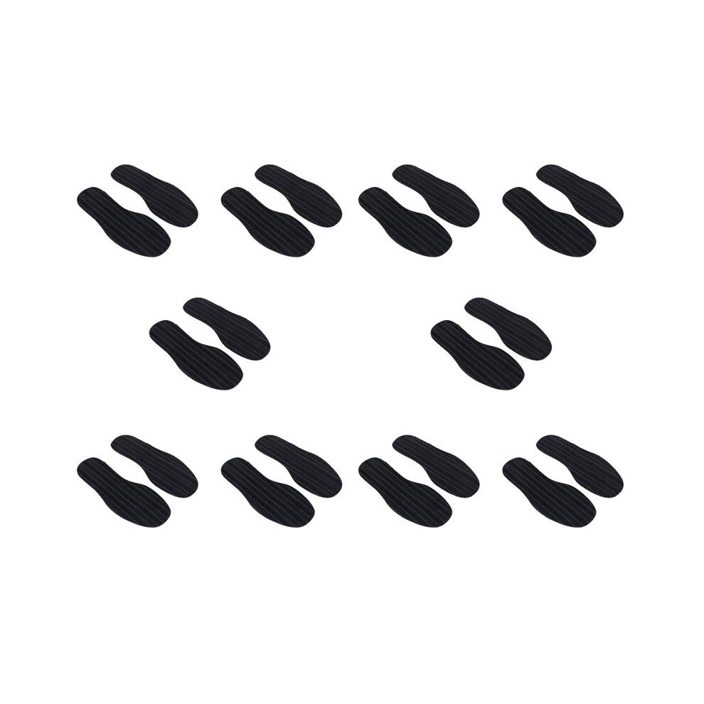 10 Pair DIY Stick  Full Soles Heel  Shoe Repair Anti-Slip Grip-Rubber Pads - 29X11.5X0.2Cm