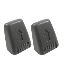 2X MR610534 for  Montero 2001-2006 Gen3 2Nd 3Rd Row  Back Recline Knob Lever MR610533 Button  Grey