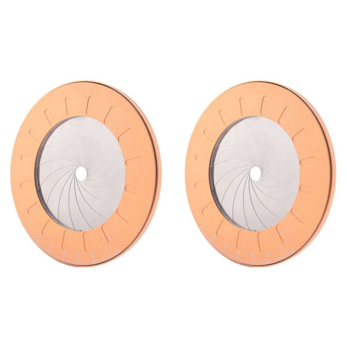 Adjustable Circle Drawing Ruler Tool, Professional Round Circle Drawing Tool, Measuring Ruler (2Pcs)