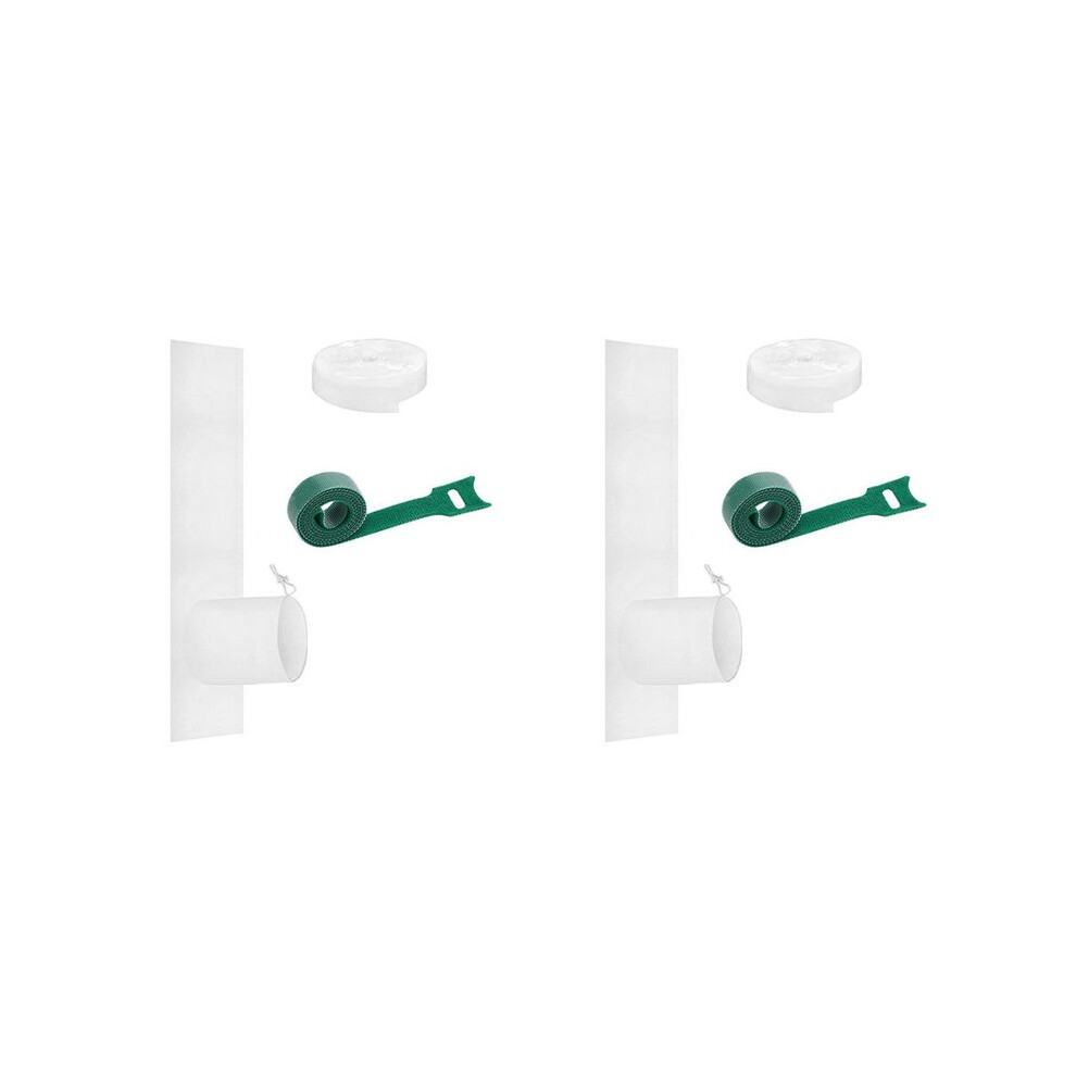 2X Air Conditioner Window Seal Kit Portable Air Conditioner Tilting Sloping Cover Window Air Conditioner Outlet Cloth 4713633406489