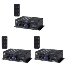 3X Ak380 800W 12V Power Amplifier Stereo Home Car BASS Audio Amp Music Player Car Speaker Class D FM USB/