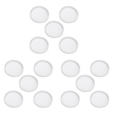 15 Pack Diy Round Coaster Silicone Mold, Diameter 3.15Inch/8cm, Molds for Casting with Resin, Cement