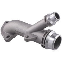 Aluminium-Kühler-Kühlmittelschlauch-Anschluss Wasserauslassrohr für  E46 E85 E60 E61 E83 E81 E93 11537560130