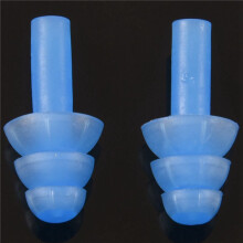 4 Paire Piscine Plongee Silicone Souple Bouchons D'Oreille Bouchon D'Oreille Bleu